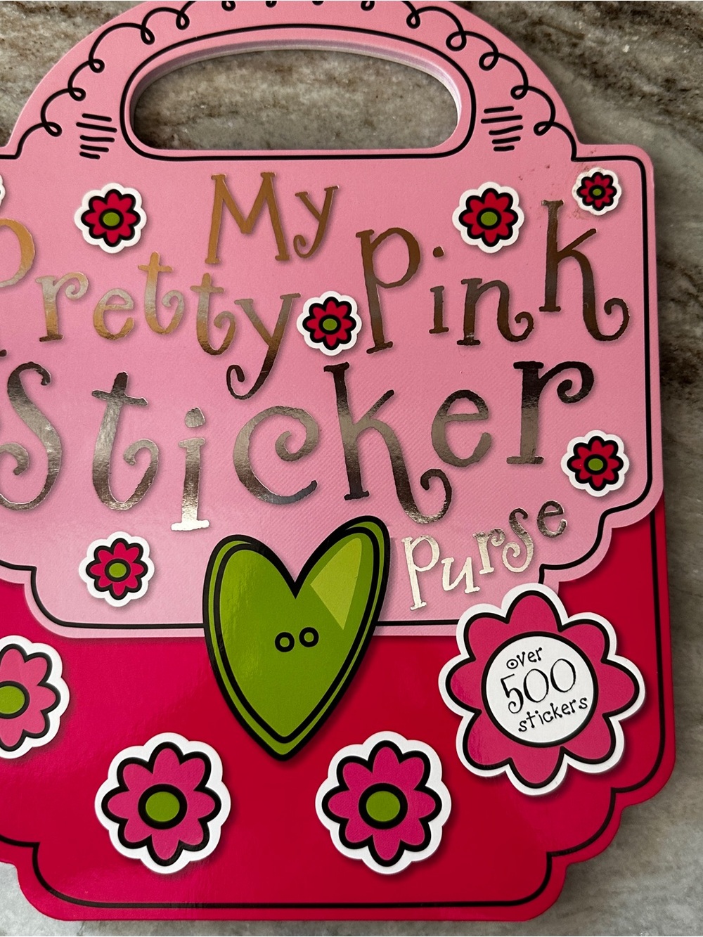 My Pretty Pink Sticker Purse - Pink Floral Sticker Book